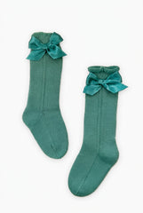 CALCETINES DE PUNTO CON LAZO 25