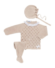 NEWBORN OPENWORK PLUMETI COLLAR 3P SET
