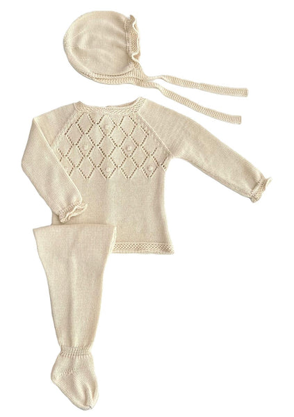 NEWBORN DIAMOND BUTTONHOLE STITCHES 3P SET