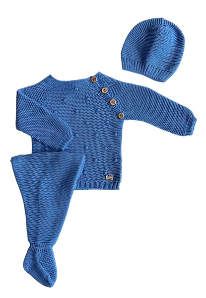 NEWBORN BODOQUES AND BUTTONS 3P SET