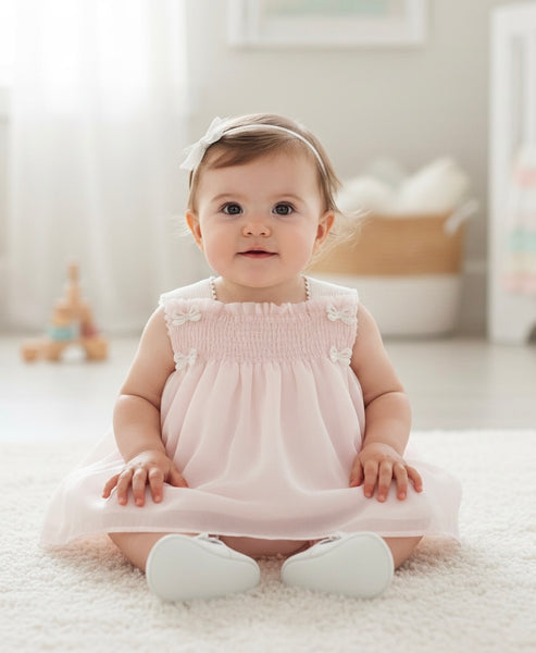 BABY TULLE JESUSIN RUFFLE BLOOMER SET LIBRA