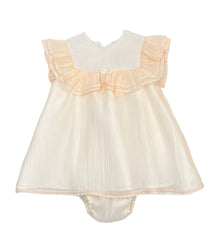 BABY TULLE JESUSIN RUFFLE COLLAR WITH BLOOMER SET LIBRA