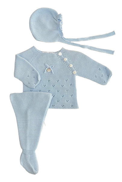 NEWBORN OPENWORK DETAILS 3P SET