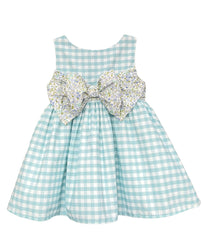 GIRL PLAID AND LIBERTY BOW BELT BARBADOS