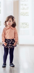 BABY GIRLS HOUSE MOUNTAIN PRINT SKIRT SET