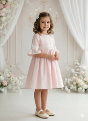 VESTIDO ROSA ESTILO PRINCESA PARA NIÑAS ROCHE