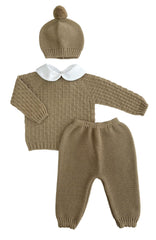 NEWBORN KNIT TROUSERS ROCOGIDAS 3P SET