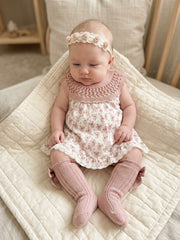 GIRLS KOALA AND KNITTED DRESS