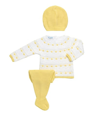 NEWBORN LINES KNIT DOTS 3P SET