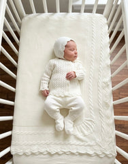 NEWBORN LACE COLLAR DETAILS BRAID 3P SET