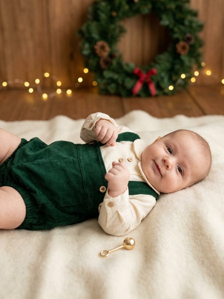 BOYS CORDUROY SHORT WITH SHIRT SET