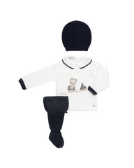 NEWBORN  BEAR BOAT 3P SET