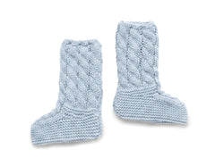 BOTAS DE PUNTO TRENZADO