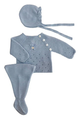 NEWBORN OPENWORK DETAILS 3P SET