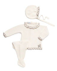 NEWBORN COMBINED WITH BEIGE WAVES 3P SET