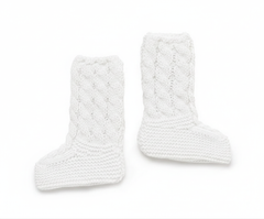 BOTAS DE PUNTO TRENZADO