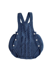 BABY KNITTED OVERALL