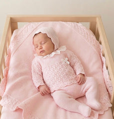 NEWBORN RHOMBUS LACE COLLAR NEWBORN 3P SET