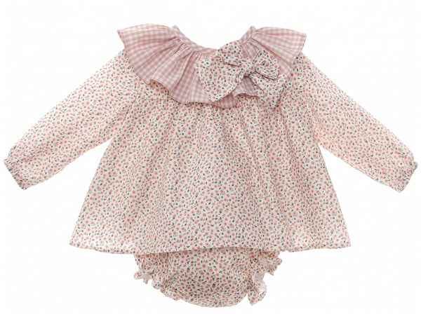 GIRLS FLORAL SHORT DRESS SET BERLIN