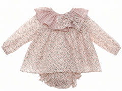 GIRLS FLORAL SHORT DRESS SET BERLIN
