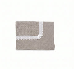 VISON LACE TRIM BLANKET
