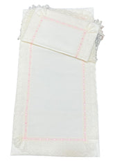 PIQUE PASACINTAS BABY BASSINET COVER SET