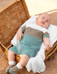 BABY THREE COLOURS SHORT WITH BOOT 3P SET