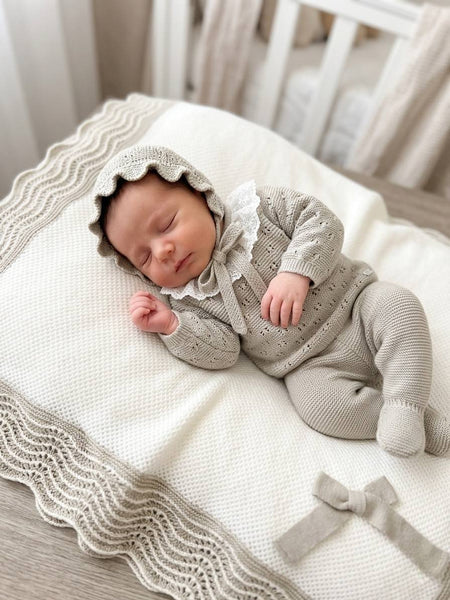 NEWBORN OPENWORK PLUMETI COLLAR 3P SET