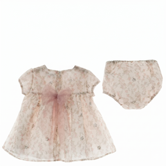 GIRLS LOVE FLOWERS DRESS WITH BLOOMER 2P GEISHA