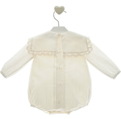 BABY LACE VELVET COLLAR ROMPER AUDREY