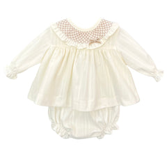 BABY VELVET NIDO SHORT DRESS WITH BLOOMER MANILA VER 25