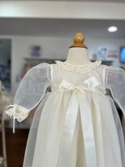 Traditional baptism gown & bonnet