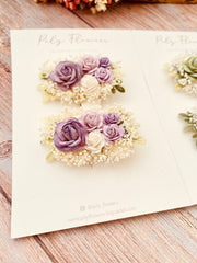 MINI FLOWER HEADDRESSES WITH CLIPS PF 1UNIT