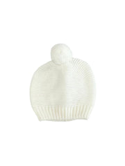 POMPON KNITTED BONNET