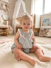 GIRLS FLORAL SLEEVELESS SHORT DRESS WITH BLOOMER 2P VERONA