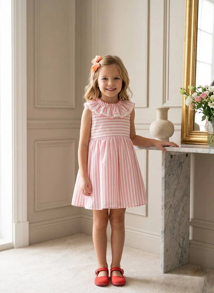 GIRLS STRIPED WITH DOUBLE COLLAR VERONA