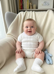 BABY COLLAR AND BRAIDS SHORT 2P SET