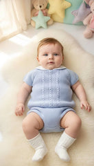 BABY COLLAR AND BRAIDS SHORT 2P SET