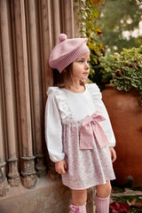 GIRL FLORAL DRESS WITH BOW