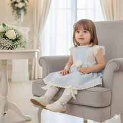 BABY PRINCESS CUT WITH APPLIQUE DRESS