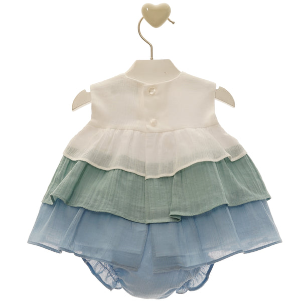 BABY GIRLS LAYERED SHORT DRESS SET ARIA