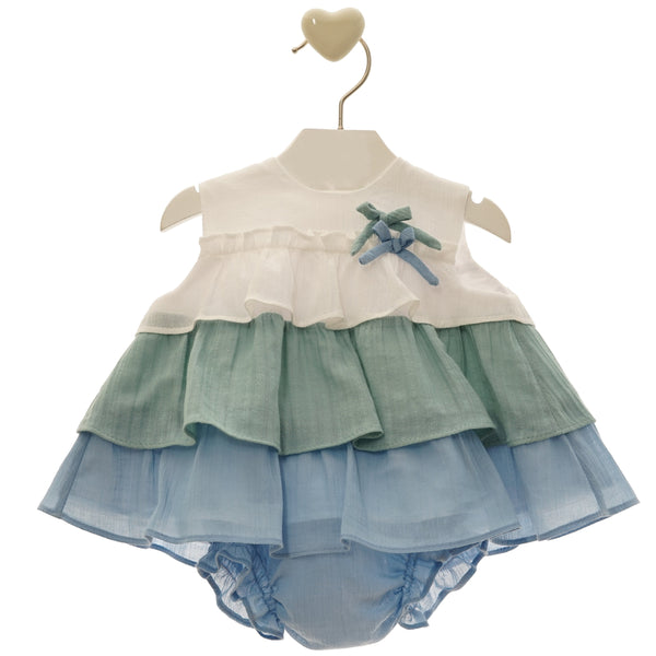 BABY GIRLS LAYERED SHORT DRESS SET ARIA