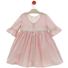 GIRLS PRINCESS STYLE PINK DRESS ROCHE