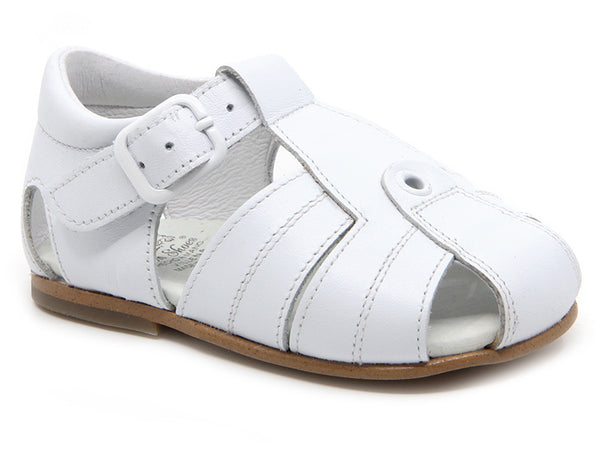 Baby riscal white sandals with sole