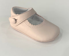BABY MARY JANE LEATHER BUTTON SHOES
