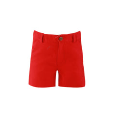 BOY MARINE SHIRT AND RED SHORT PANTS