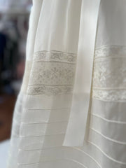 Traditional baptism gown long sleeve jaretas model 2p