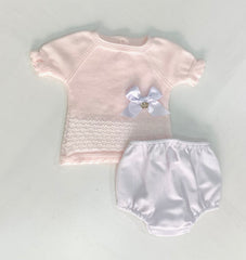 Baby girls set 2p rhombus row