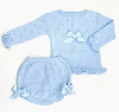 Baby girls set 2p bodoques bows