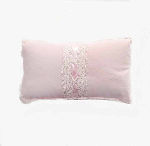 Baby lace pique pillow